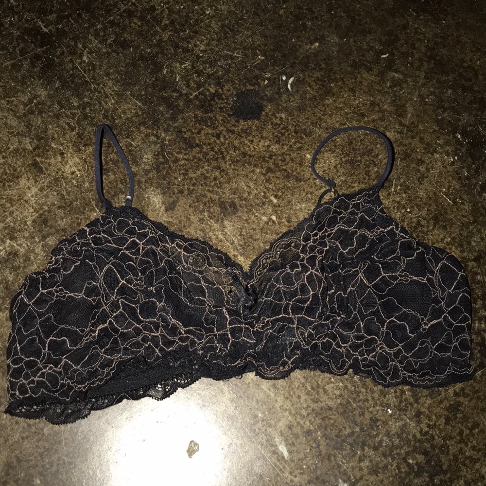 Honeydew Black Lace Bralette